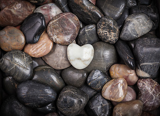 Image showing Stones with heart