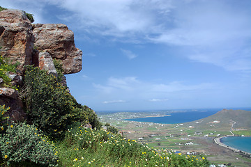 Image showing Panorama of Paros, Greece