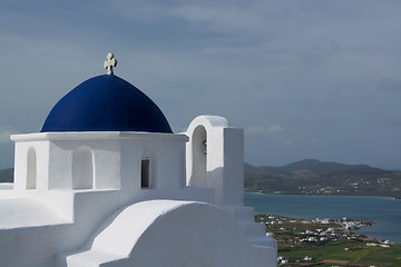 Image showing Chapel near Sarakiniko, Paros, Greece