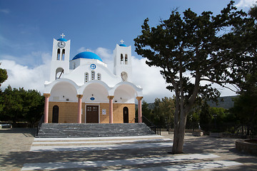 Image showing Church at Agkeria, Paros, Greece