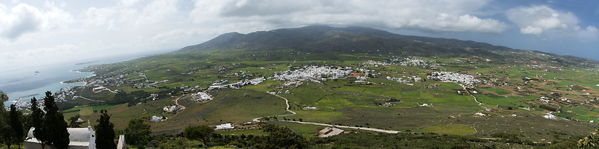 Image showing Panorama of Paros, Greece