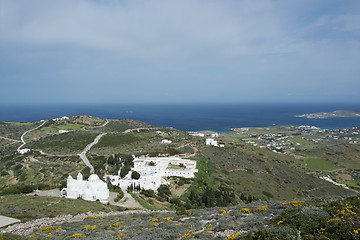 Image showing Monestary Moni Agiou Arseniou, Paros, Greece