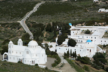 Image showing Monestary Moni Agiou Arseniou, Paros, Greece