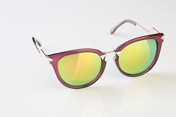 Image showing Sunglasses  white background