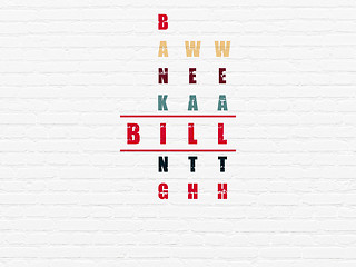 Image showing Banking concept: Bill in Crossword Puzzle