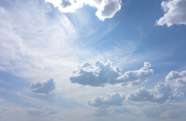 Image showing blue sky background