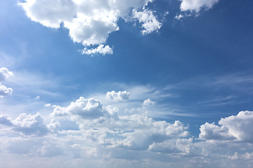 Image showing blue sky background