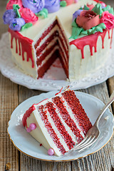 Image showing Red Velvet Cake.