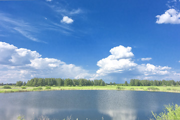 Image showing summer lake landscape