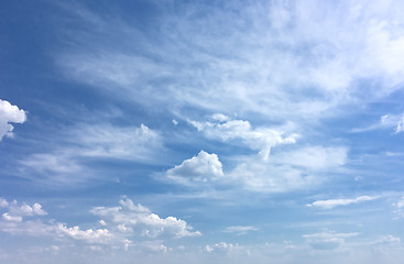 Image showing blue sky background