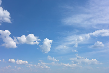 Image showing blue sky background