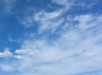 Image showing blue sky background