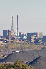 Image showing Coal and piles of stones