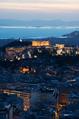 Image showing Acropolis of Athens, Geece