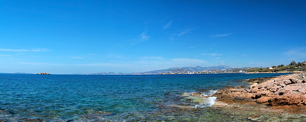 Image showing Coast of Attica, Greece