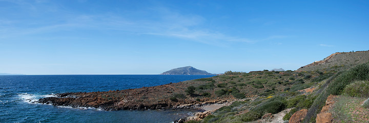 Image showing Coast of Attica, Greece