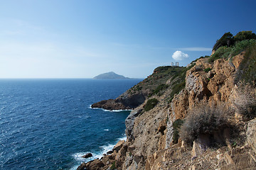 Image showing Temple at Cape Sounion, Greece