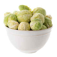 Image showing Fresh brussels sprouts