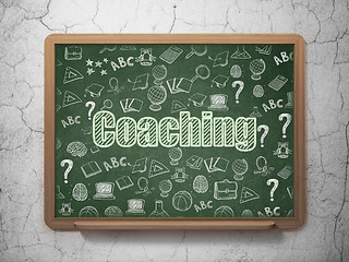 Image showing Education concept: Coaching on School board background