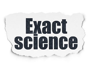 Image showing Science concept: Exact Science on Torn Paper background