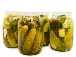 Image showing Marinated Cucumbers