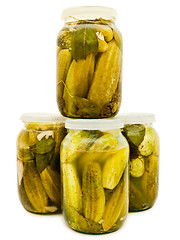 Image showing Marinated Cucumbers