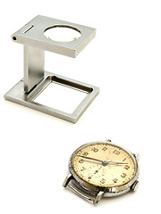 Image showing  Magnifer And Old Watch