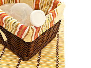 Image showing Bottle In Basket