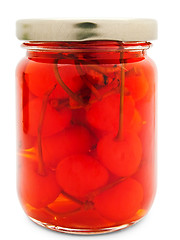 Image showing Jar With Cherry