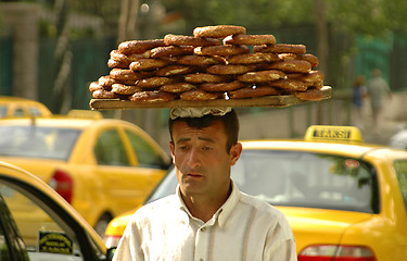 Image showing Bagel seller