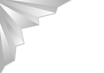 Image showing Grey corporate abstract background