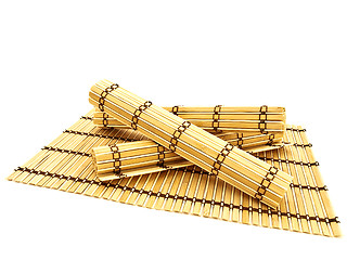 Image showing Bamboo Mats 