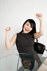 Image showing Happy businesswoman