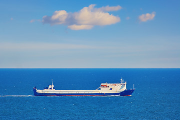 Image showing Ro-ro Ship in the Sea