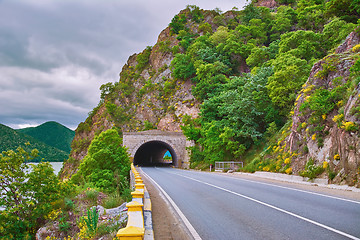 Image showing Tunnel in the Mountains