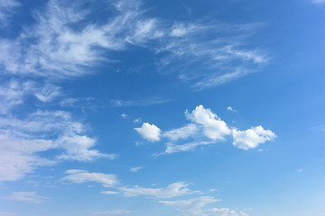 Image showing blue sky background