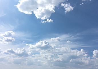 Image showing blue sky background