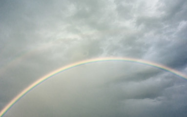 Image showing sky with rainbow