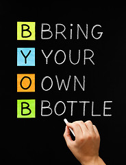 Image showing Bring Your Own Bottle