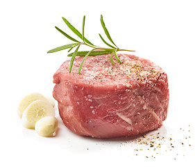 Image showing fresh raw beef steak