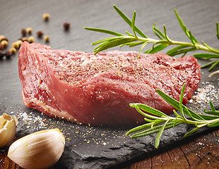 Image showing fresh raw beef steak