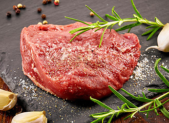 Image showing fresh raw beef steak