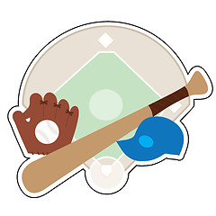 Image showing Baseball Stuff