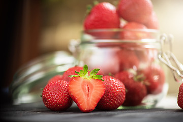 Image showing Fresh ripe strawberry