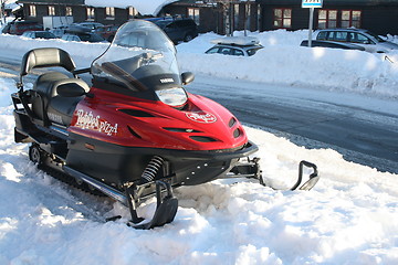 Image showing Peppes Pizza Snowscooter