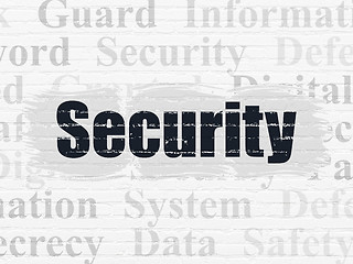 Image showing Security concept: Security on wall background