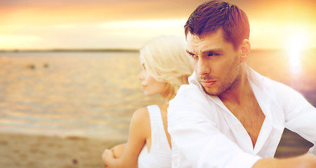 Image showing couple at sea side