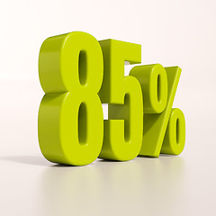 Image showing Percentage sign, 85 percent