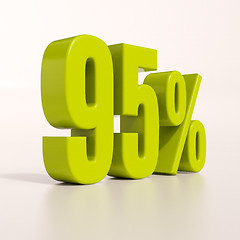 Image showing Percentage sign, 95 percent