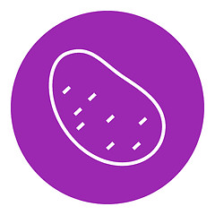 Image showing Potato line icon.
